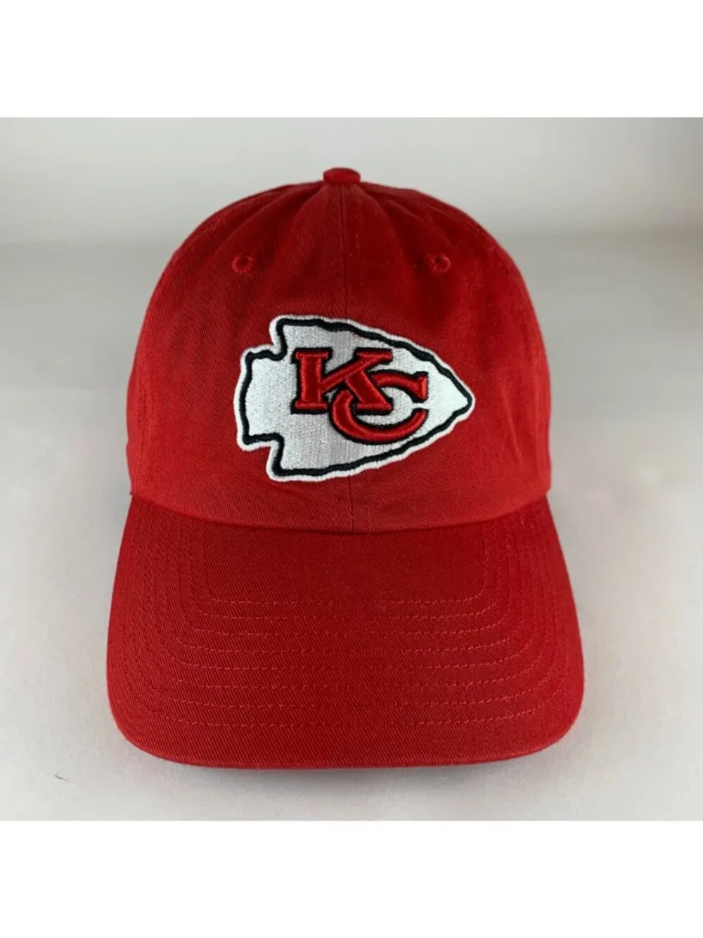 Kansas City Chiefs Red NFL Team Apparel Relaxed Fit Strapback Adjustable Hat